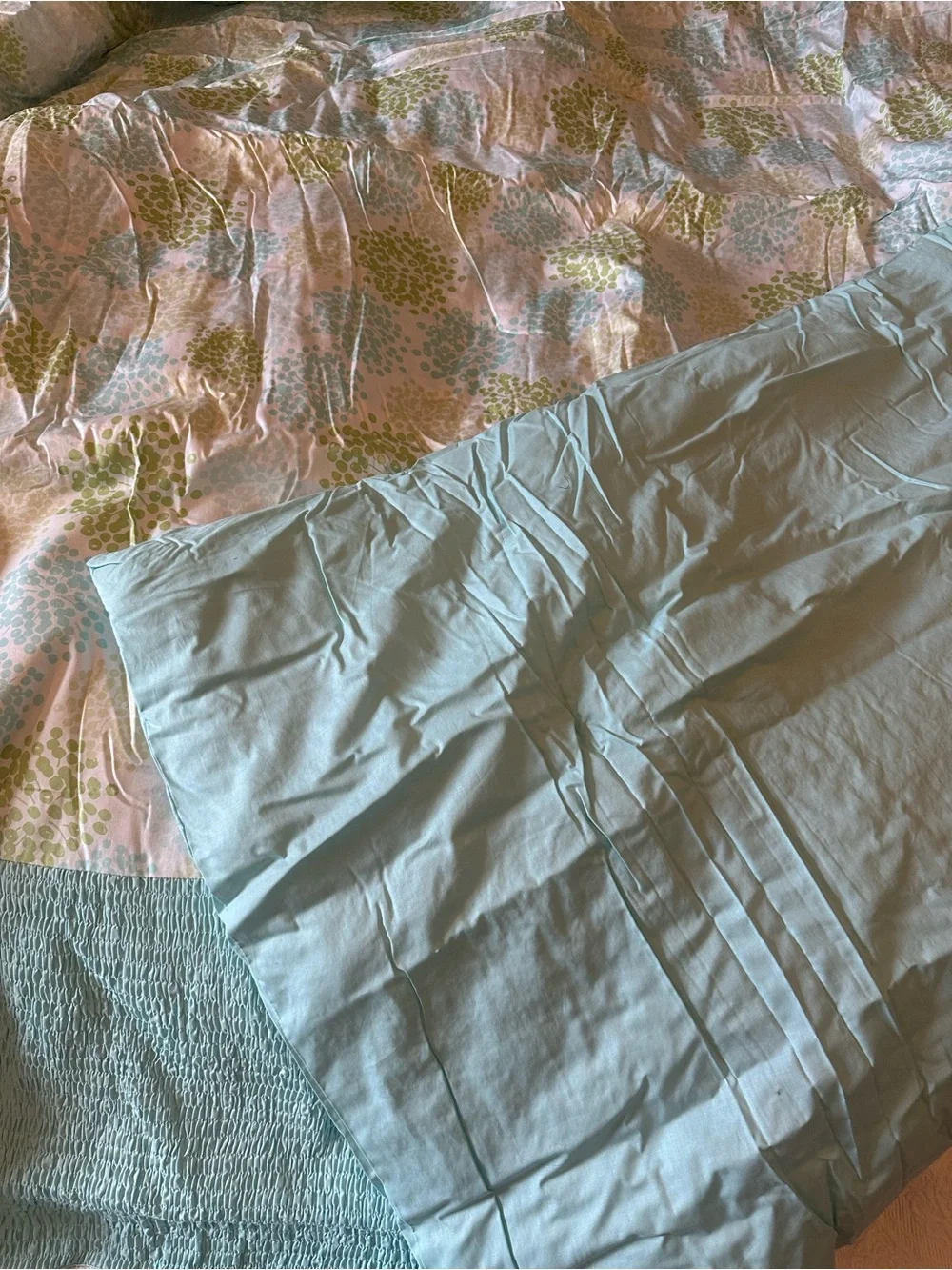 Dkny Aqua Blue Confetti Full / Queen Comforter Set 4pc Pillow Shams Bedding